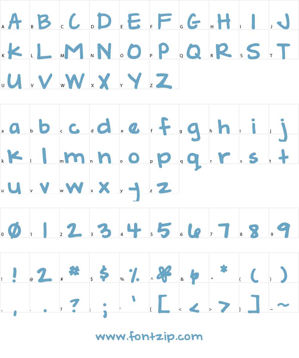 DJB GEEKS WHO WEAR GLASSES Font Character